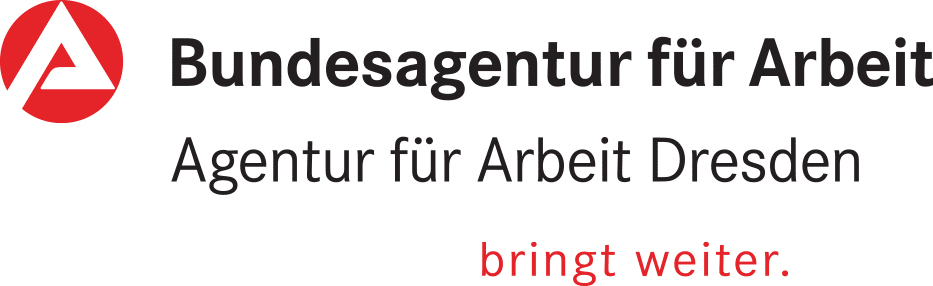 Logo, Bundesagentur für Arbeit, Agentur für Arbeit Dresden, bringt weiter.